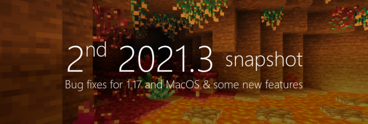 2nd 2021.3 snapshot - Bug fixes and some new features