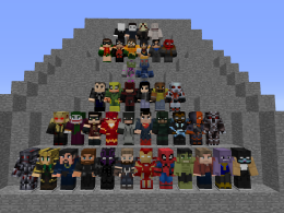 Just a few of the characters in this mod. [New Mysterio Update]