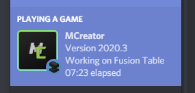 Discord Rich Presence in MCreator