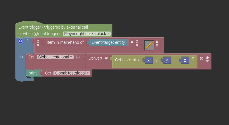 Itemstack variables