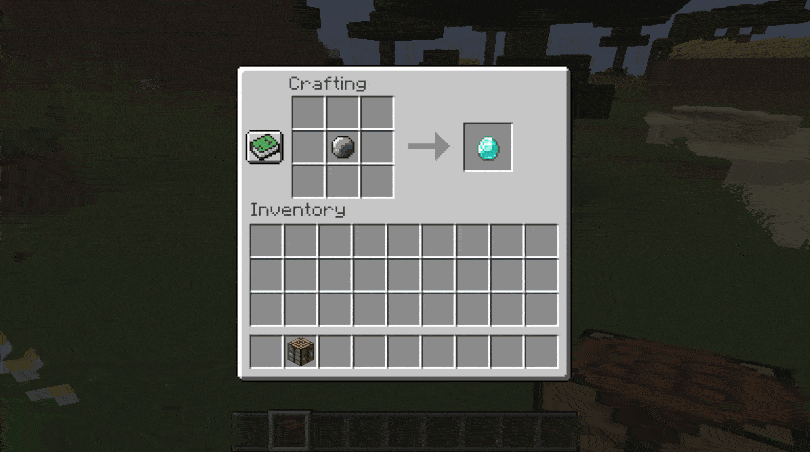 Damaging items in crafting table
