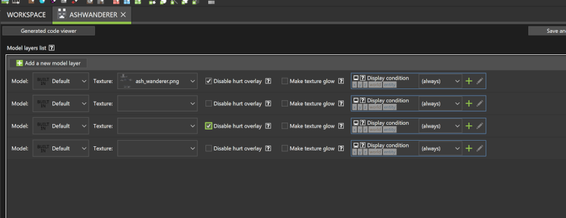 New parameter to disable hurt overlay in entity model layers