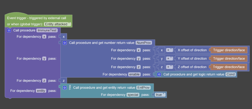 Option to pass custom procedure dependencies in MCreator