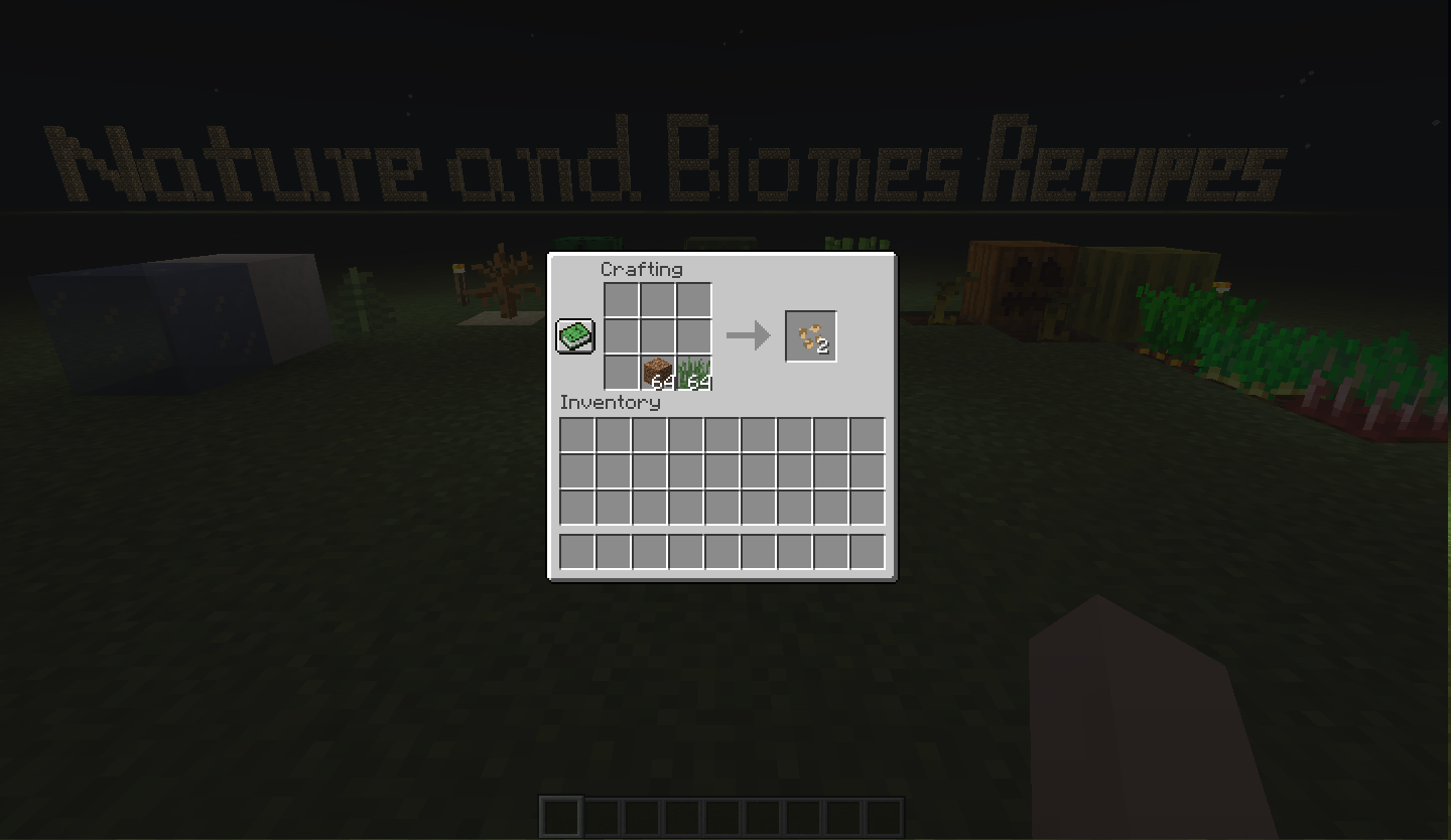 Nature and Biomes' recipes | MCreator