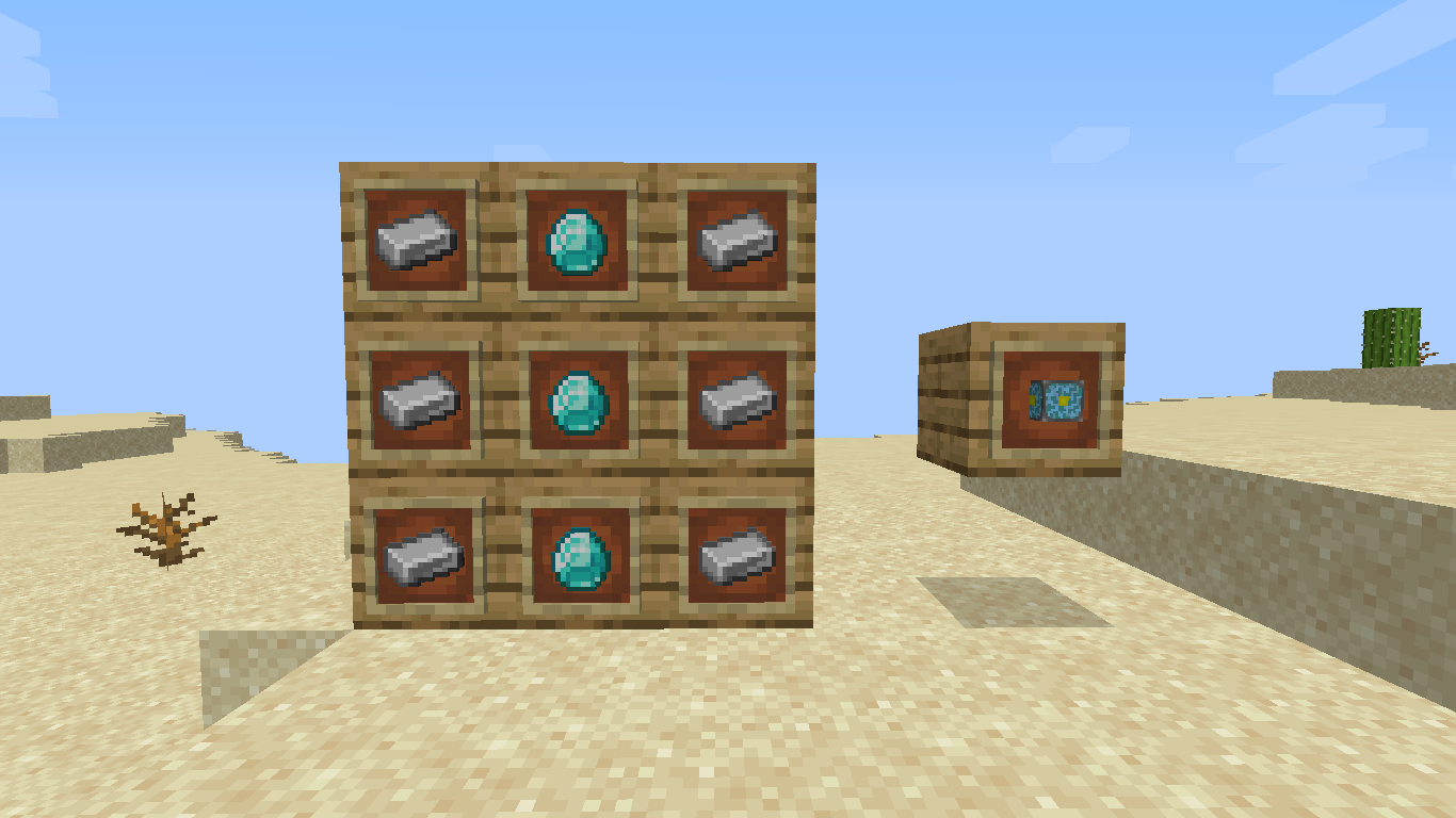 What is the title of this picture ? some old items and blocks | MCreator
