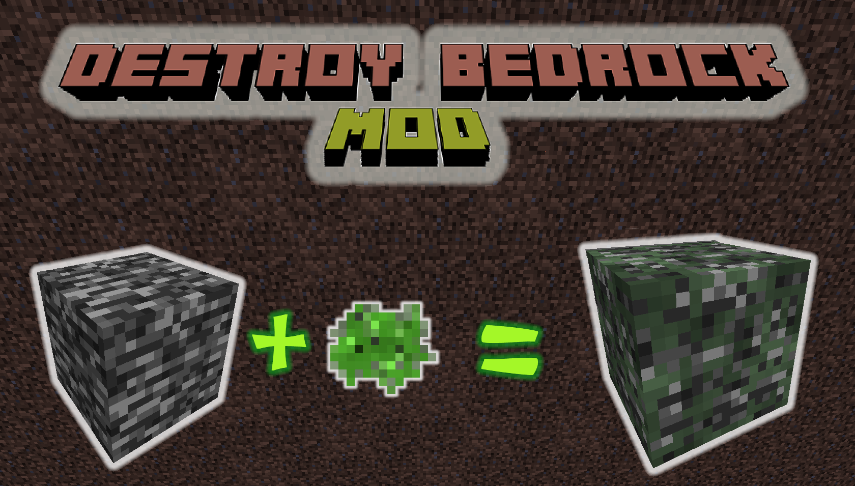 Destroy Bedrock Mod MCreator