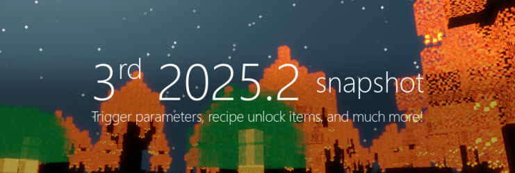 MCreator Minecraft Mod Maker 2025.2 pre-release: recipe unlock items, item Java models, and much more!