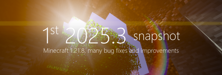 1st 2025.3 snapshot - Minecraft 1.21.8 mod maker
