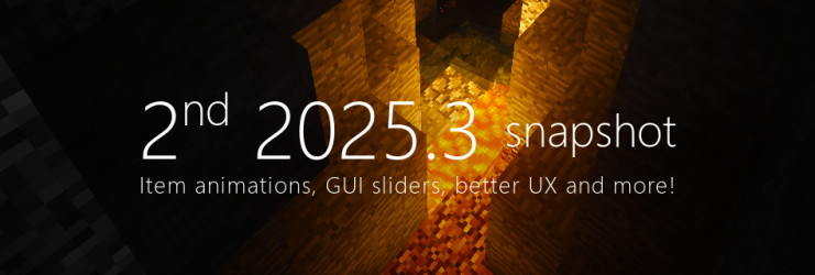 MCreator 2025.3 2nd snapshot - Minecraft mod maker update - support for custom item animations, GUI sliders, and much more!