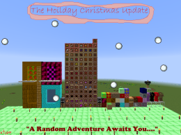 The Holiday Christmas Update.