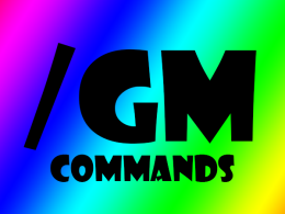 /GM Commands