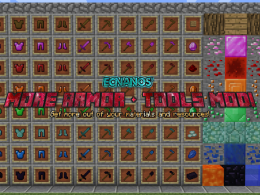 A mod that adds additional sets of armor and tools into Minecraft, with vanilla styled textures.