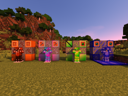 All Ores with their Respective Blocks, Armor, and Special Tools