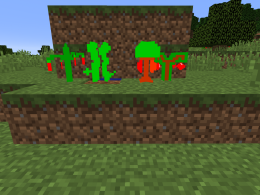 This is a picture of the plants of the mod.