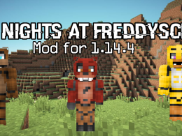 Title [Five Nights At Freddyscraft, Mod for 1.14.4]