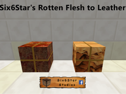 Make leather from rotten flesh and then make blocks of rotten flesh & leather.
