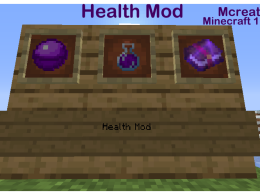 Add different items, food and tools for healing
