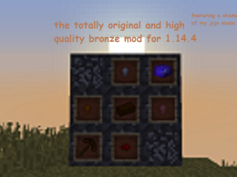  high quality square of tin ore showing some features of the mod