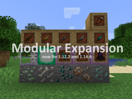 Modular Expansion