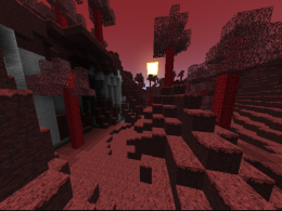 New biome: Darklands it can be found near Savannas and Deserts. All blocks in this biome can only be harvested with Harnite Tools, even diamonds can't break them.