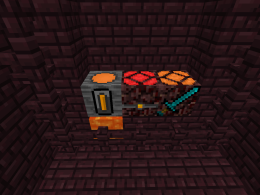 The three machines this mod adds: the Nether Fabricator, Melting station, and Nether Mob Factory. The melting station must be placed above lava.
