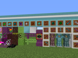 Display of blocks and items from mod