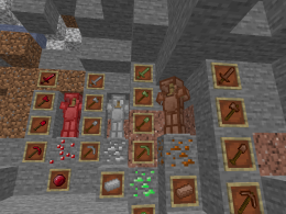 Ores, their armor, and their tools.