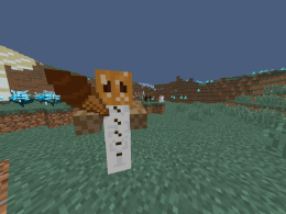 1 of the new mobs in the mod (Snow Golem).
