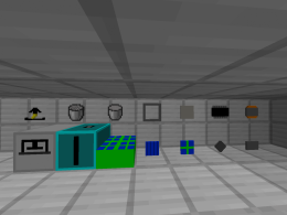 picture of all machines and items in the alpha 1 version