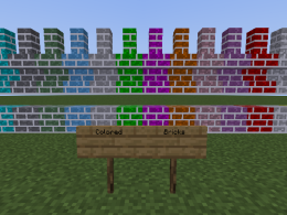 All Added Colored Brick Blocks/Slabs/Stairs/Walls (1.0)