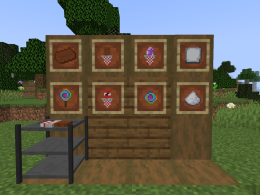 All items and blocks in the mod