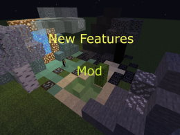 a small showcase of some blocks and a mob with mod name