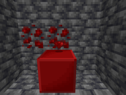 This is what the ore and the sanguinite block look like 