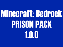 PRISON PACK (Bedrock Edition)