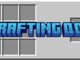 Minecraft crafting table GUI with tittle that reads "Crafting QOL"
