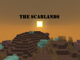Scabland in the sunset (With the name of the mod)