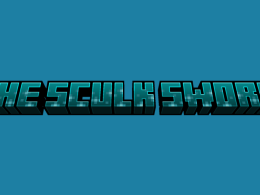 Logo for the Sculk Sword Mod
