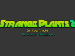 Strange Plants 2 Logo