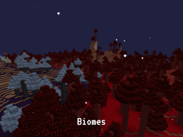 New Biomes.Chrome Forest, Warden Biome, Beeswax Biome, Yellow Biome, Dark Ichor Forest, Apple Biome, Drought Storm.