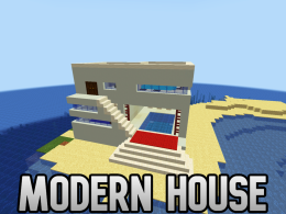 Modern House on beach