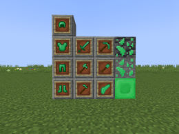 Vegovite ore, Vegovite armor, and Vegovite tools!