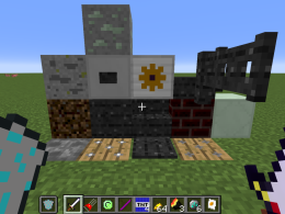 A picture of some items in the mod.