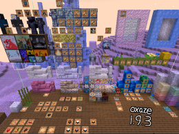 Display of all oxaze items and blocks