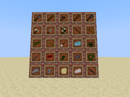 This image showcases some of the items in the mod.