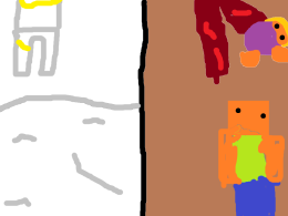 god and me killing a noob