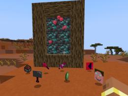 Way to open portal to new dimension. Some of the weapons and tools in the mod.