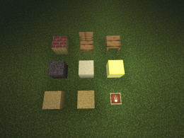 blocks and almond water