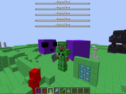 this is the slime dimension which can generate nether and end structures and some overworld structures