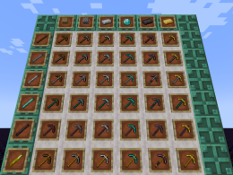 pickaxes with the new added tool hilts 