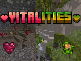 Mod Thumbnail for Vitalities, showing Life Crystal and Life Fruit.